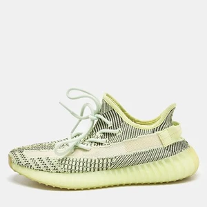 Yeezy x Adidas Green Knit Fabric Boost 350 V2 Yeezreel Non-Reflective Sneakers - Picture 1 of 9