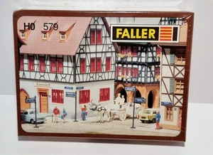 Faller H0 579 Road Sign Set Kit Still in Foil in Unopened Original Packaging - Picture 1 of 4