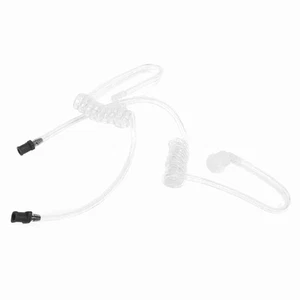 2Pcs Acoustic Tube Headset Clear Surgical Grade Uv Resistant Replacement C VA - Zdjęcie 1 z 12
