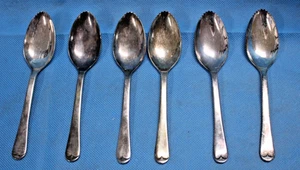 Leonard Sheffield Vintage Silver Plated Grapefruit Spoons Set - Picture 1 of 4