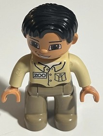 LEGO Duplo Figure Zoo LEGO Ville 4968 Male Boy Zookeeper