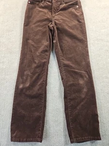 Tommy Hilfiger Mujer Tribeca Tobillo Recto Marrón Courderoy Pantalones Talla 2 Suave - Imagen 1 de 21