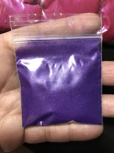 25g DARK PURPLE PEARL NATURAL MICA soap BATH BOMB COLORANT PEARLESCENT POWDER - Picture 1 of 3