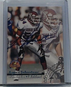 1996 SCORE BOARD LANCE JOHNSTONE ROOKIE AUTO TEMPLE UNIVERSITY MSK - Picture 1 of 2