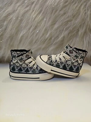 Converse Mid "Ash Stone" NUEVO Niño 3 SIN CAJA PULL ON HIGH TOP Foto 1 de 4