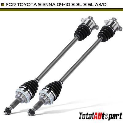 2 оси CV в сборе для Toyota Sienna 2004-2010 V6 3,3 л 3,5 л задняя левая и правая - Изображение 1 из 4
