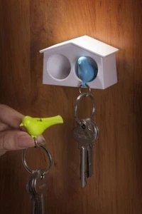 QUALY - MINI DUO SPARROW KEY RING - Picture 1 of 7