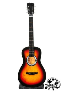 Git-20-A-- / Miniatura Decoración Guitarra Acústica Madera Tamaño aprox.20 cm Pintada a Mano - Imagen 1 de 14