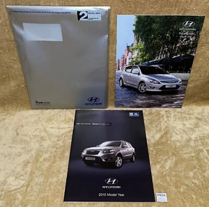 HYUNDAI SANTA FE 2010 MODEL YEAR SALES BROCHURE PACK WITH PRICE LIST & MAILER - Picture 1 of 8