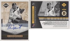 2011-12 Limited Gold Monikers /25 Bernie Parent #43 Auto HOF