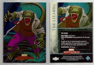 2007 UD Marvel Masterpieces: Set 1 FOIL PARALLEL "Base Card" #50 THE LIZARD