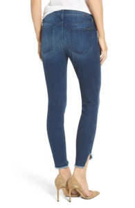 NUEVO CON ETIQUETAS 7 PARA TODA LA HUMANIDAD The Tokle Super Ajustados Jeans/Ángulo Dobladillo Crudo Talla 30 5a Avenida - Imagen 1 de 12