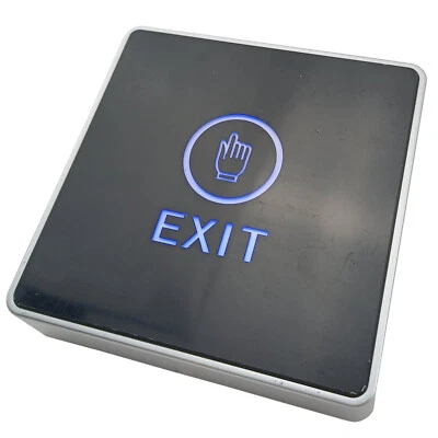 Exit Button Touch Press Control LED Backlight NO NC for Door Access System Lock - Image 1 of 4