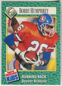 Inserto Sports Illustrated per bambini 1990 #180 Bobby Humphrey Denver Broncos - Foto 1 di 2