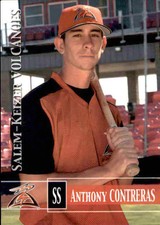 2005 Salem-Keizer Volcanoes Grandstand #6 Anthony Contreras San Jose California 