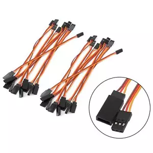20 piezas 100 mm JR macho a hembra Futaba enchufe servo extensión cable de plomo 10 cm - Imagen 1 de 4