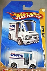 2010 Hot Wheels #13 New Models 13/44 BREAD BOX White Variation w/Chrome 5 Spokes - Picture 1 of 5