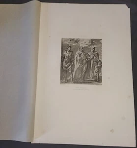 Gravure XIX s. A.Van Dyck:Saint Augustin (Collection de Mgr le duc d'Aumale) - Picture 1 of 6