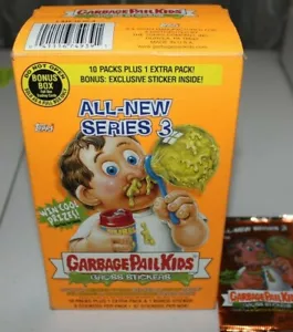 GARBAGE PAIL KIDS 2004 ANS 3 "EMPTY" BOX + 1 Wrapper - Picture 1 of 7