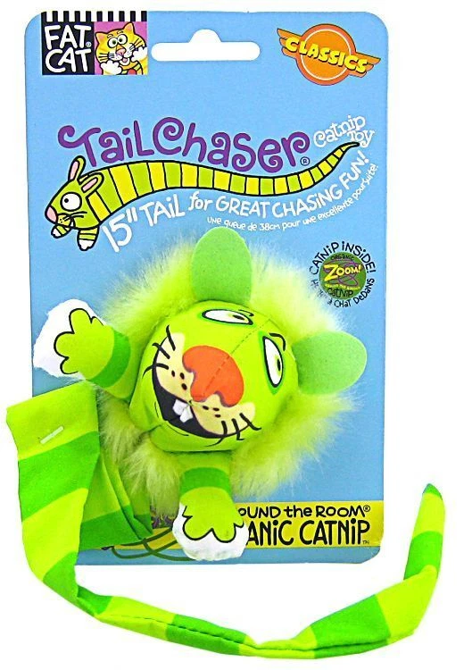 Cat, Fat Cat Kitty Hoots Tail Chaser - Assorted (Tail Chaser Catnip Toy) - Image 1 of 1