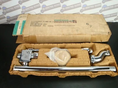 КРАНЫ CHICAGO — ФИТИНГ ДЛЯ ПРОМЫВКИ КРОВАТИ — 710 с КАЧАЮЩИМСЯ НОСИКОМ 1–1/2 дюйма (новый в КОРОБКЕ) - Изображение 1 из 4