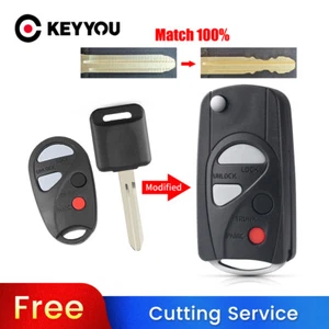 BLADE CUT by PHOTO Modified Flip Key For Nissan Maxima Infiniti I30 2000 2001 - Bild 1 von 9