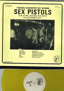 SEX PISTOLS - TAKING COVENTRY BY STORM 72 ONLY PRESSING YELLOW VINYL LP - Picture 1 of 1