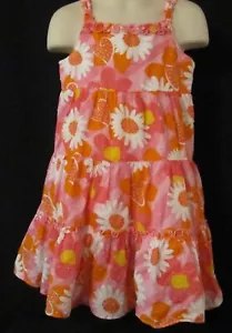 Good Lad ärmelloses rosa gepunktetes Kleid mit Blumen Größe 4 - Bild 1 von 3