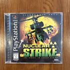 Nuclear Strike (Sony PlayStation 1 1997) PS1 Black Label, Disc + Manual