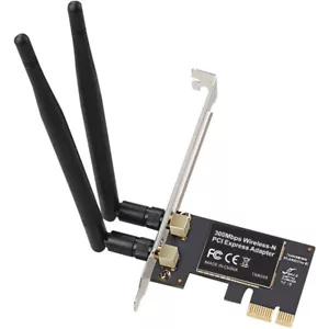 PCI-e 300M Wireless WIFI Adapter Netzwerk LAN Karte für Realtek 8192CE 2 DB Antenne - Bild 1 von 6