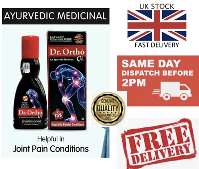 DR ORTHO 🇬🇧 120ml Dr.Ortho Oil Ayurvedic Medicine Oil Muscles Back Knee Joint Neck Pain