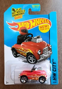 Hot Wheels Pedal Driver Red HW CITY 2015 SURF PATROL 1:64 #074/250 SK5SP y 5SP - Imagen 1 de 13