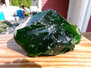 Escoria de roca de vidrio bastante transparente verde lima 2,8 lb SS18 acuario de paisajismo - Imagen 1 de 2