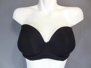 Wacoal 854119 Underwire Lined Strapless Bra size 32DD black - Picture 1 of 5