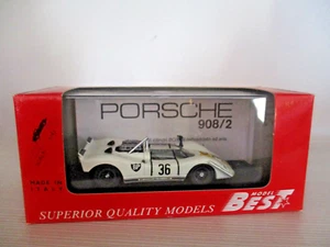 PORSCHE 908/2 ZELTWEG 1969 REF.9066 BEST MODEL SCALA 1/43 - Foto 1 di 1