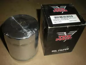 Twin Power Harley Davidson Oil filter, 603609, OEM # 63793-01, Chrome VROD - Foto 1 di 1