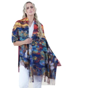 Atemberaubender Seerosen Schal: Eine Mischung aus Kunst und Stil - Bild 1 von 9