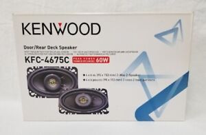Kenwood KFC-4675C 4"x6" 2-Way Car Audio Speakers 60 Watts Peak - New Opened Box