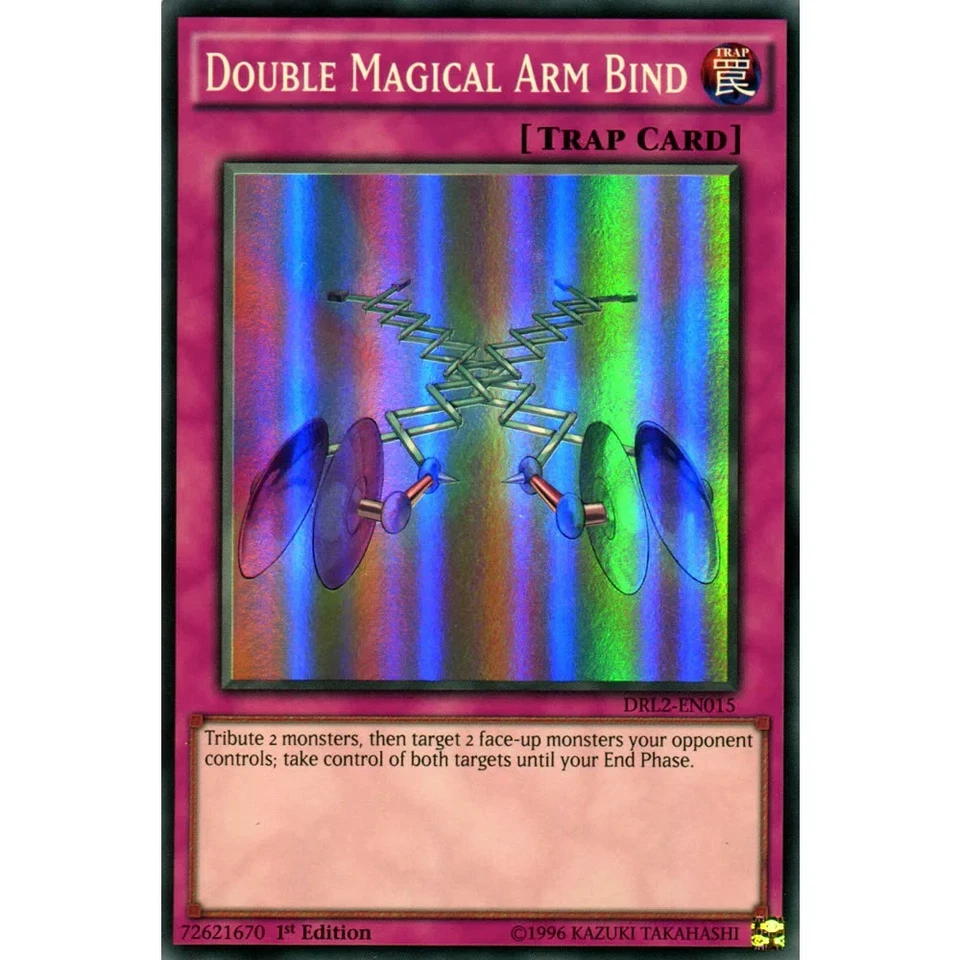 DRL2-EN015 Double Magical Arm Bind Super Rare 1st Edition Near Mint YuGiOh TCG - Image 1 of 1