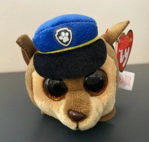New Ty Teeny Tys Chase Paw Patrol Puppy Plush 4" Doll Stuffed Animal Toy NWT - Picture 1 of 10