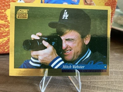 1993 Score Gold Rush Mitch Webster Los Angeles Dodgers - Image 1 of 2
