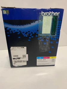 BROTHER GENUINE TN431 3PK Pack Toner Cartridge Yellow Magenta Cyan NEW ob - Picture 1 of 1