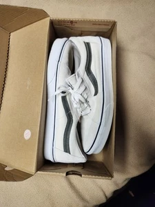 VANS SK8 Low (Utility Pop) Blanc Mens Size 10 Athletic Sneaker - Picture 1 of 5