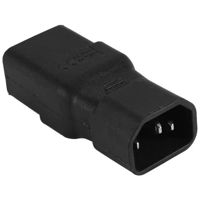 PDU USV Strom Versorgung IEC Stecker C14 An Buchse C19 Adapter IEC C19 An C3814 - Bild 1 von 4