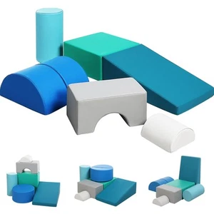 Kids Climbing Toys Foam Blocks: 6PCS PU Leather Foam Climbing Blocks for Todd... - Picture 1 of 7