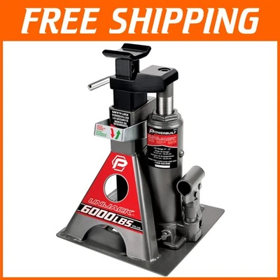 Elevador de auto de alta resistencia: gato y soporte todo en uno de 3 toneladas Foto 1 de 4