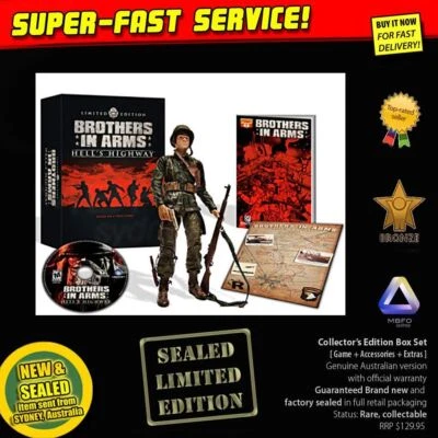 Brothers in Arms Collectors Edition Xbox 360 *NEW *SEALED *RARE AU Hells Highway - Image 1 of 3