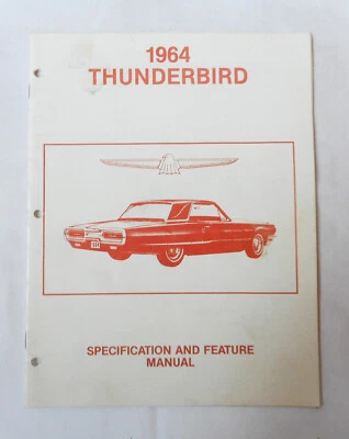 Ford Thunderbird 1964 especificaciones y características manual T Bird Foto 1 de 2