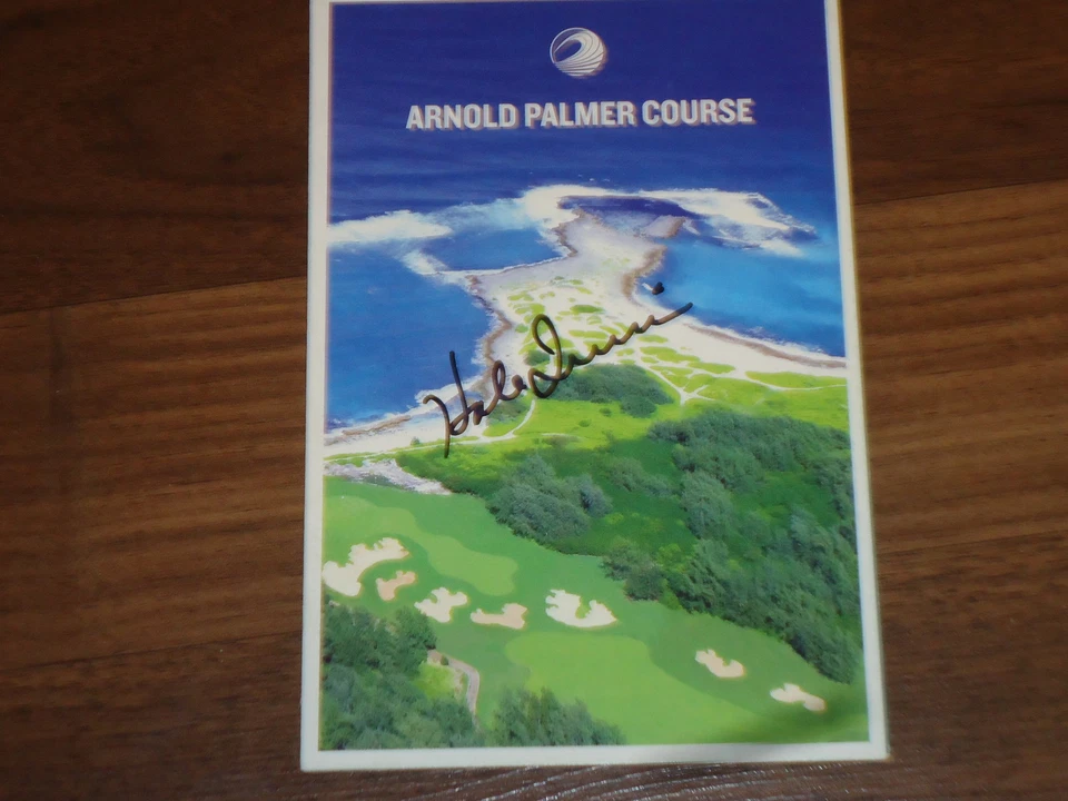 Hale Irwin Kahuku 冠军签名海龟湾记分卡正品认证 — 第 1/1 张图片