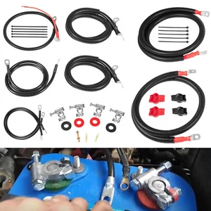 Battery Cables Replacement Kit for Do dge RAM Truck Gen 3 2003~2007 Cummins 5.9L - Bild 1 von 9